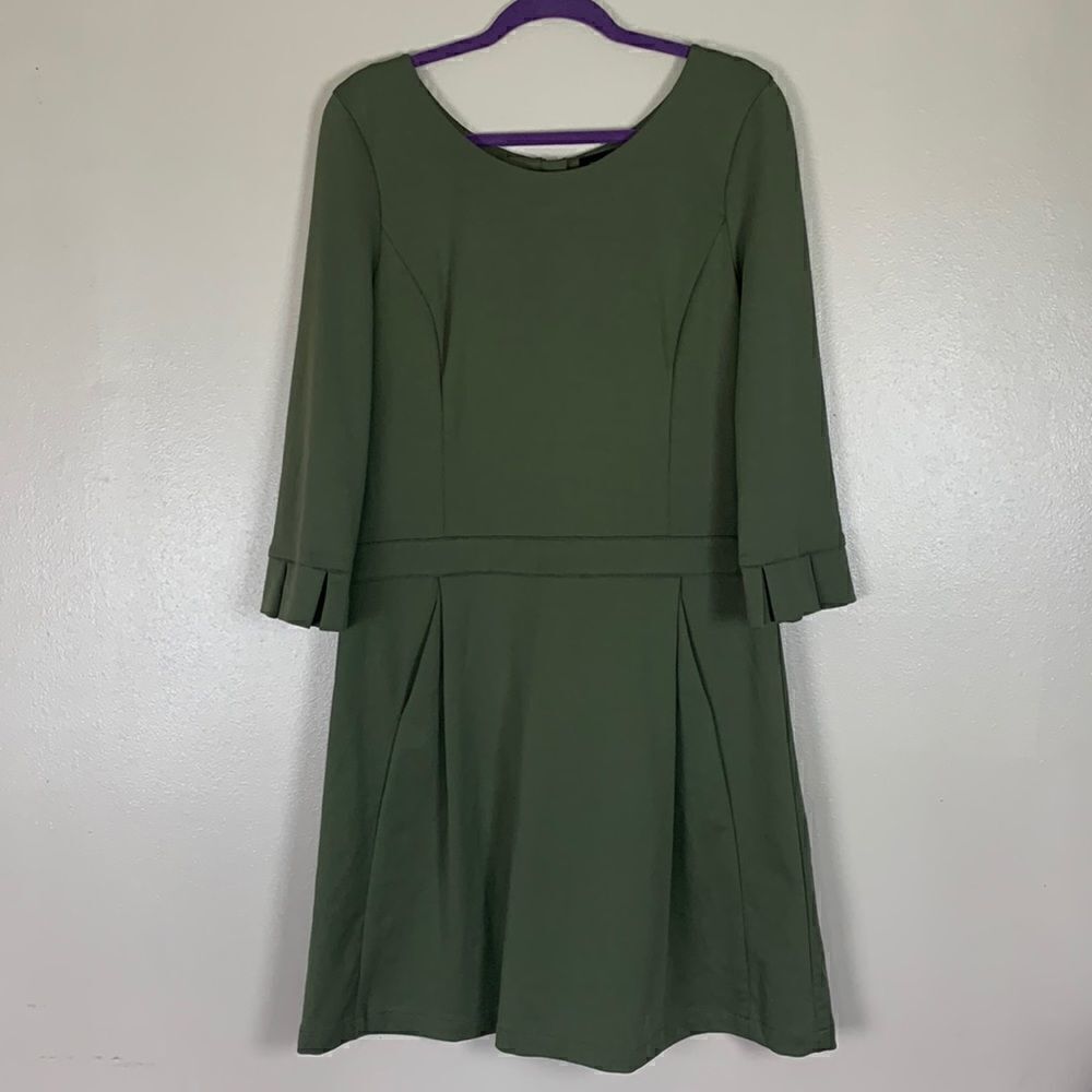 PINK TARTAN dress size XL olive green